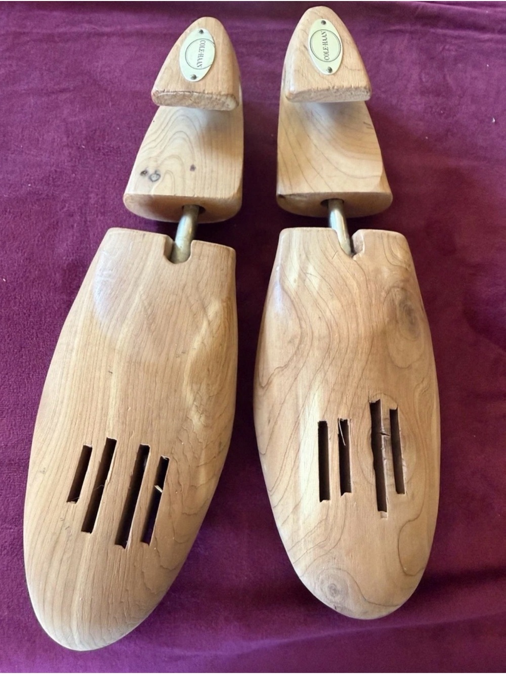 Cole Haan Natural Wood Shoe Trees size XL - Men's Loafer & Slip-On Support
